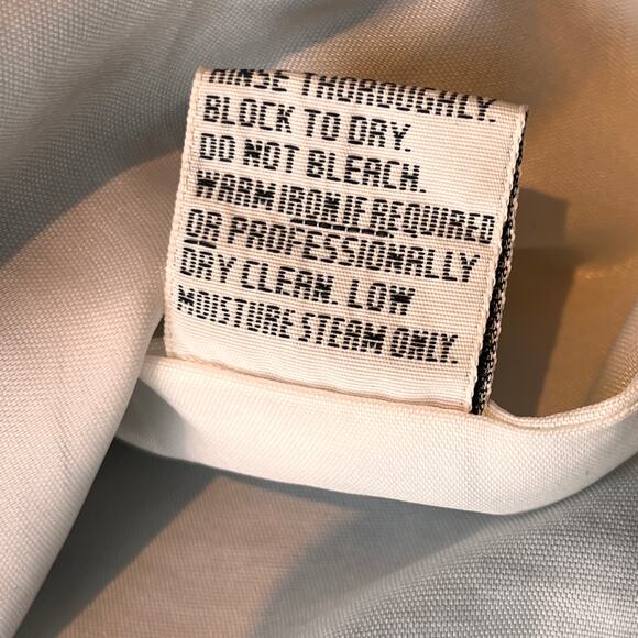 Bebhinn Marten Irish Wool Cardigan Sweater Green Blue Diamond Knit Made Ireland - Picture 6 of 13